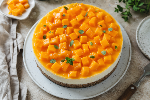 Cheesecake cu mango: desert cremos și răcoritor