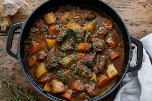 Tocăniță de vită: rețetă cu carne fragedă și sos aromat